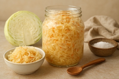 طرز تهیه ساورکرات خانگی و بررسی علمی خواص آن