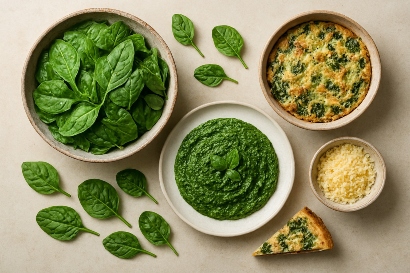 خواص اسفناج و غذاهای خوش‌طعم و مقوی که با اسفناج تهیه می‌شوند