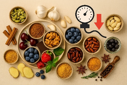 ادویه‌های کاهنده فشار خون؛ معرفی علمی، ترکیبات مؤثر و روش مصرف