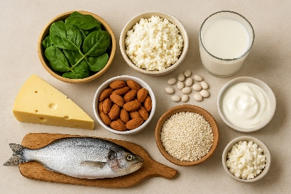 بیشترین منابع طبیعی کلسیم در جهان؛ معرفی کامل مواد غذایی کلسیم‌دار و نقش ادویه‌جات در تقویت استخوان‌ها